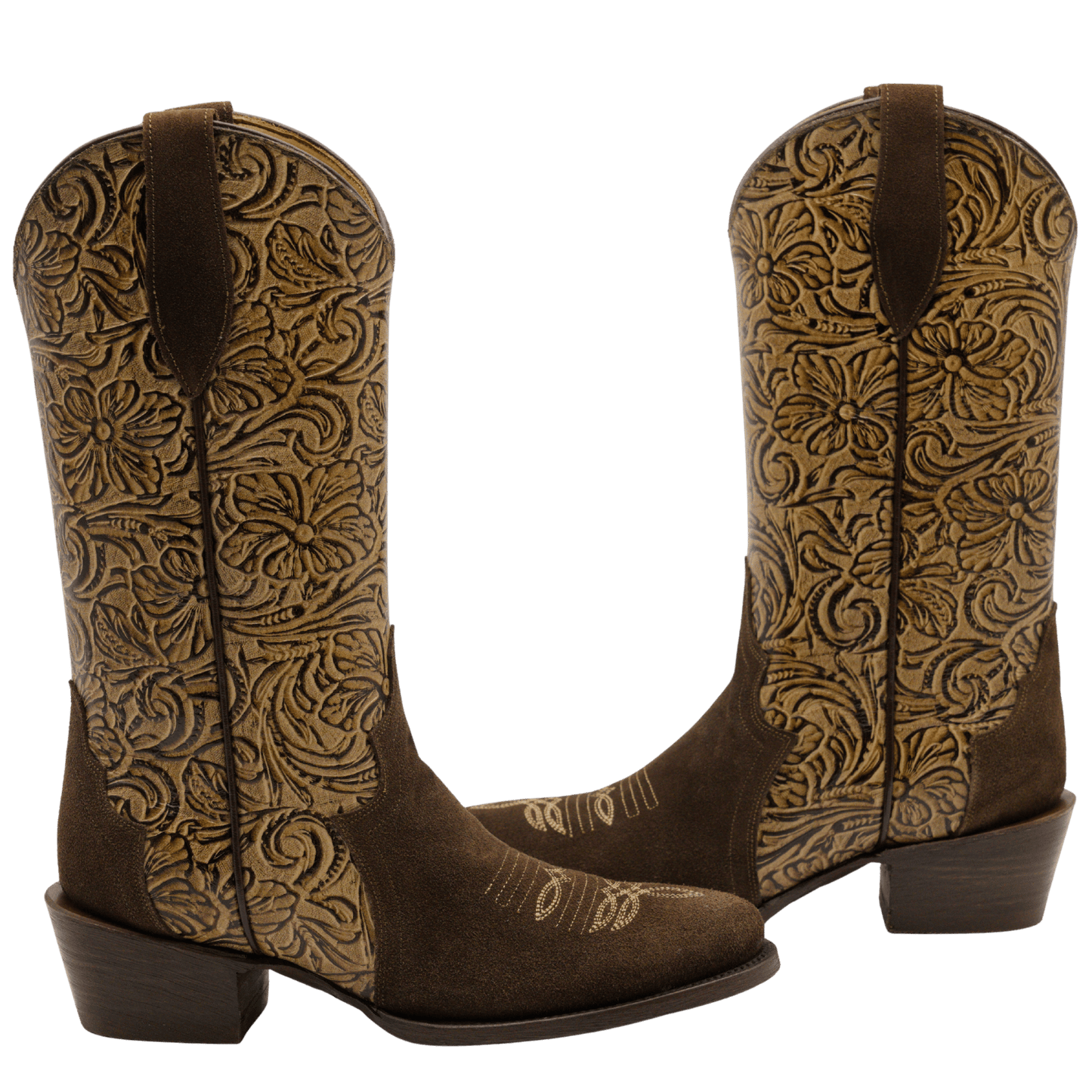 Women’s Cowboy Boot Engraved Oryx