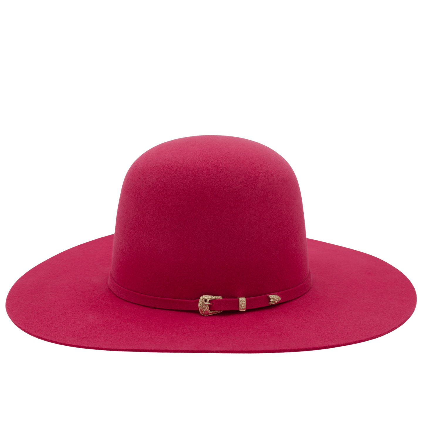 Open Crown Hat Neon Pink