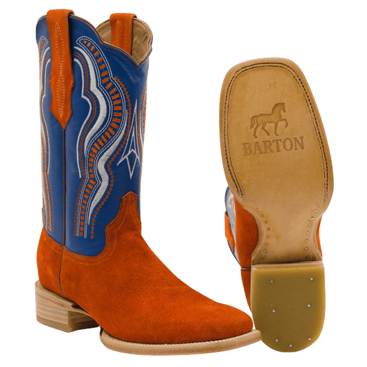 Men’s Cowboy Boot Napa Royal Orange