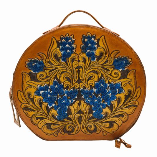 Hand Painted Hat Case