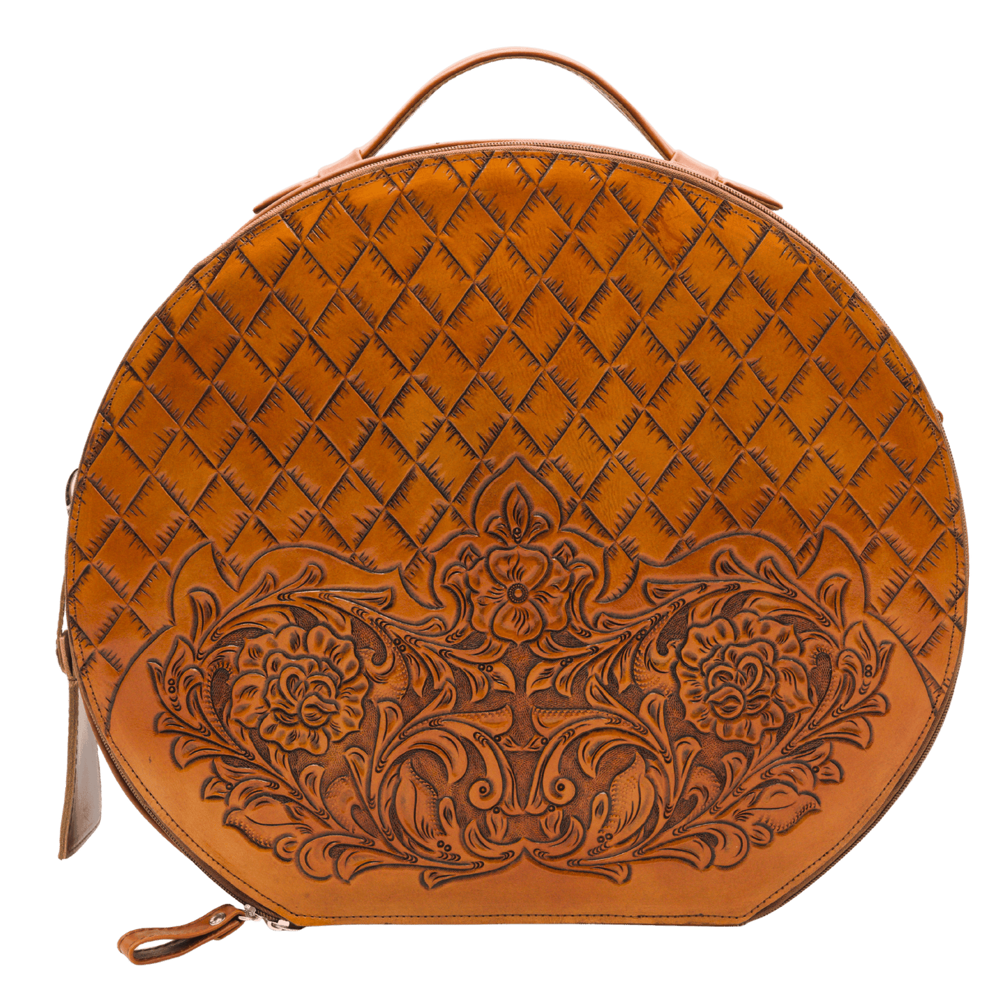 Hand Tooled Hat Case