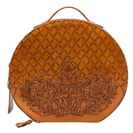 Hand Tooled Hat Case